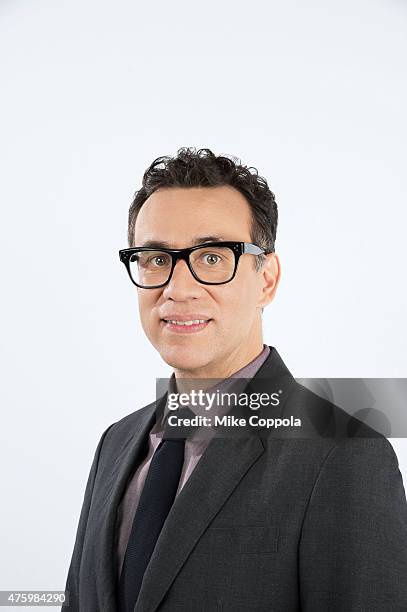 Comedian and actor Fred Armisen poses for a portrait at The 74th Annual Peabody Awards Ceremony at Cipriani Wall Street on May 31, 2015 in New York...