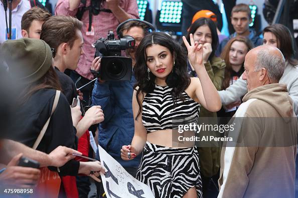 Charli XCX signs autographs for fans when she performs on NBC's... News ...