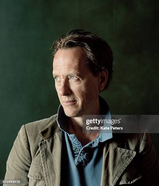 Actor Richard E Grant is photographed for the Telegraph on June 16, 2012 in London, England.