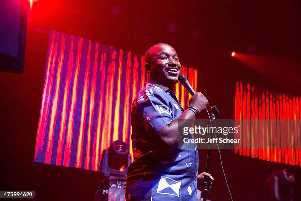 Hannibal Buress performs at Redd's Wicked Apple's 'The Most Wicked Party' event in Chicago, the second in a four-part series, with artist collective...