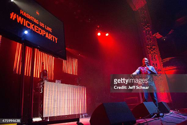 Hannibal Buress performs at Redd's Wicked Apple's 'The Most Wicked Party' event in Chicago, the second in a four-part series, with artist collective...