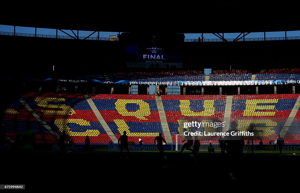 FC Barcelona Training Session - UEFA Champions League Final