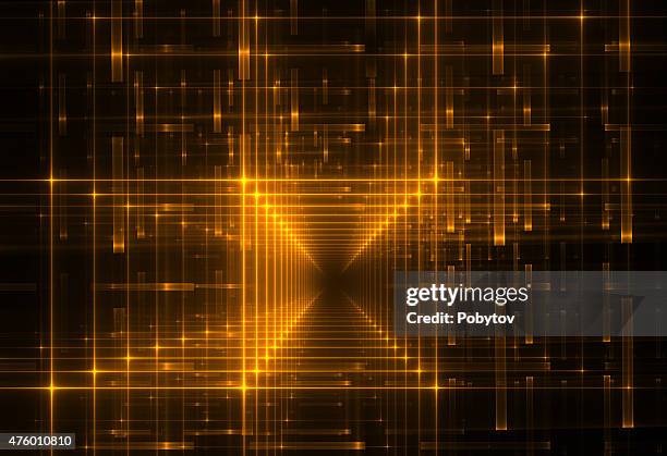 cyberspace - mathematically generated pattern stock illustrations