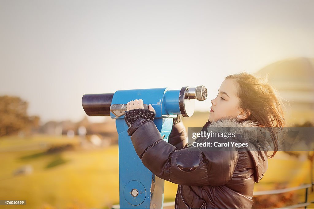 Blue telescope