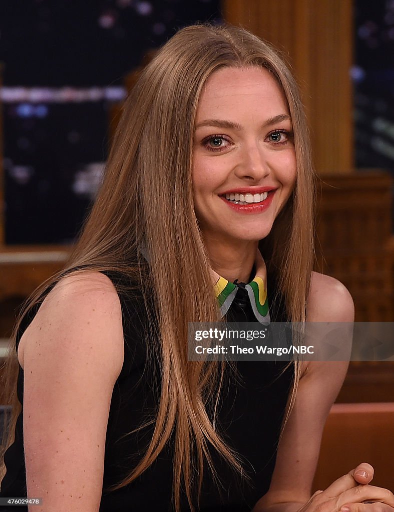 Amanda Seyfried Visits "The Tonight Show Starring Jimmy Fallon"