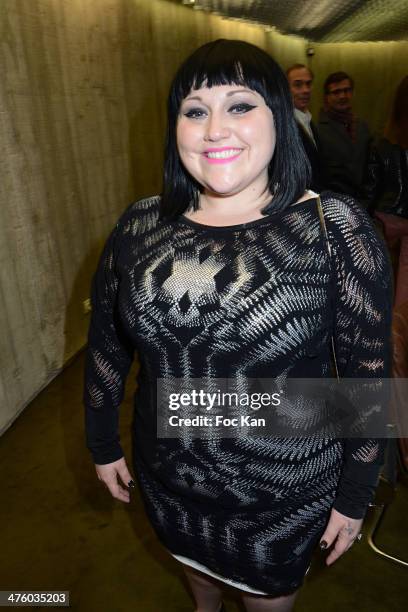 Beth Dito attends the Jean Paul Gaultier Show as part of the Paris Fashion Week Womenswear Fall/Winter 2014-2015 at Espace Oscar Niemayer on March...