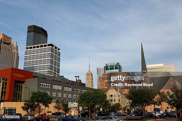 Downtown office buildings on May 22, 2015 in Minneapolis, Minnesota.