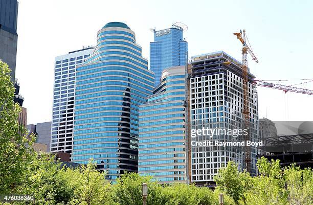 Downtown office buildings on May 22, 2015 in Minneapolis, Minnesota.