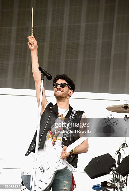 Chromeo performs onstage during the 2015 Governors Ball Music Festival at Randall's Island on June 5, 2015 in New York City.