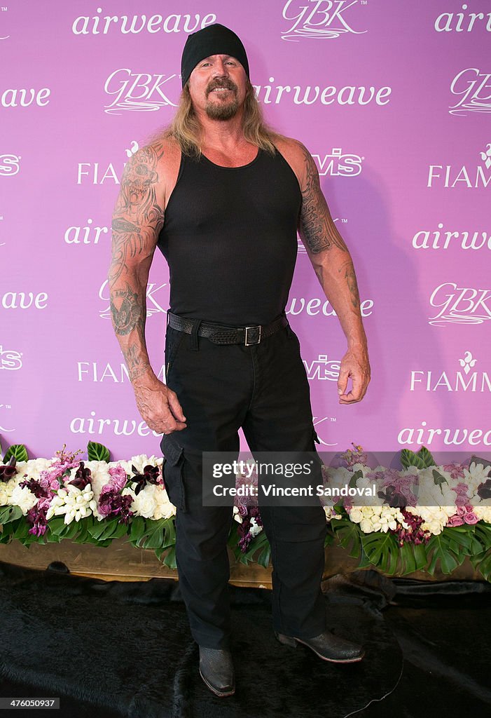 Rusty Connes Actor Rusty Coones attends the GBK & airweave Pre-Oscar Luxury Lounge ...