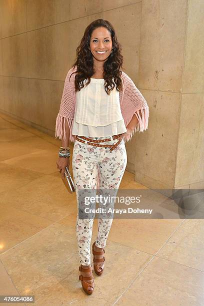 Salli Richardson-Whitfield attends the Step Up Women's Network 12th Annual Inspiration Awards at The Beverly Hilton Hotel on June 5, 2015 in Beverly...