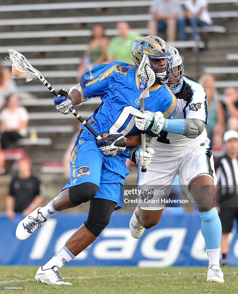 Ohio Machine Jovan Miller of the Ohio Machine defends Shamel Bratton of the... News ...