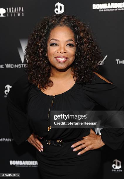 Oprah Winfrey attends The Weinstein Company Academy Award party hosted by Chopard on March 1, 2014 in Beverly Hills, California.