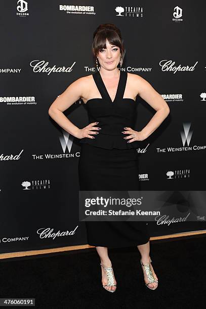 Actress Laura Michelle Kelly attends The Weinstein Company Academy Award party hosted by Chopard on March 1, 2014 in Beverly Hills, California.