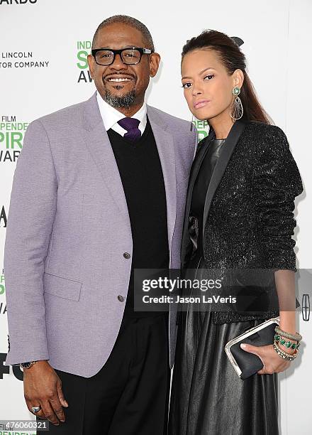 Actor Forest Whitaker and Keisha Whitaker attend the 2014 Film Independent Spirit Awards on March 1, 2014 in Santa Monica, California.