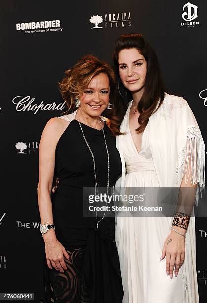Chopard Co-President and Creative Director Caroline Scheufele and singer Lana Del Rey attend The Weinstein Company Academy Award party hosted by...