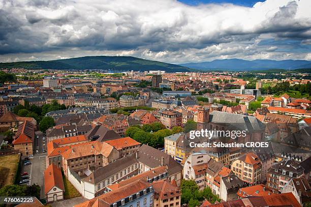 roofs of belfort - belfort stock pictures, royalty-free photos & images