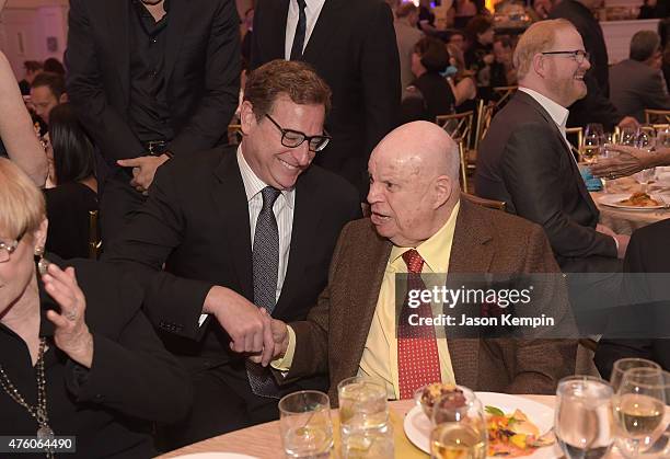 Comedians Bob Saget and Don Rickles attend the "Cool Comedy - Hot Cuisine" To Benefit The Scleroderma Research Foundation benefit at the Beverly...