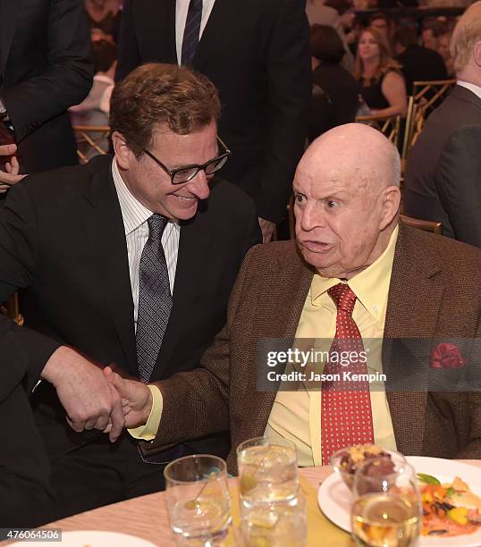 Comedians Bob Saget and Don Rickles attend the "Cool Comedy - Hot Cuisine" To Benefit The Scleroderma Research Foundation benefit at the Beverly...