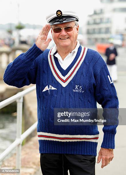 Prince Henrik of Denmark attends the Bicentenary Celebrations of The Royal Yacht Squadron on June 5, 2015 in Cowes, England.