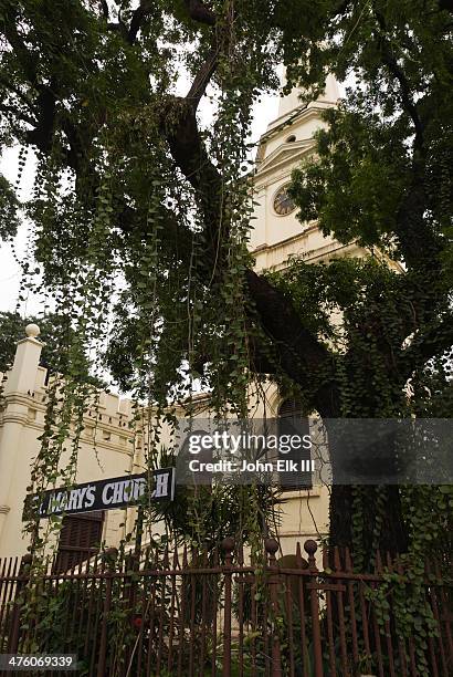 ft st george, st mary's church - chennai stock pictures, royalty-free photos & images