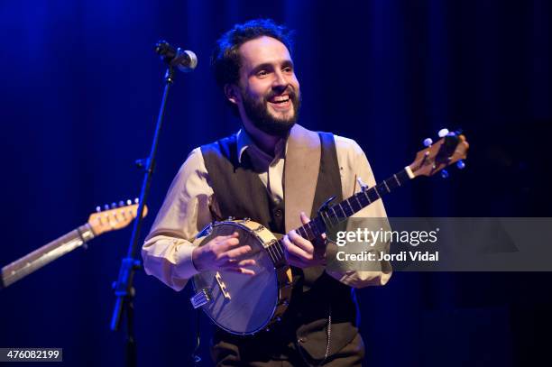 Adriano Galante of Seward performs on stage during Festival del Mil.lenni at L'Auditori on March 1, 2014 in Barcelona, Spain.