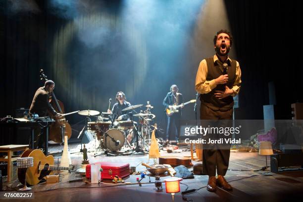 Martin Leiton, Juan Rodriguez Berbin, Jordi Matas and Adriano Galante of Seward perform on stage during Festival del Mil.lenni at L'Auditori on March...