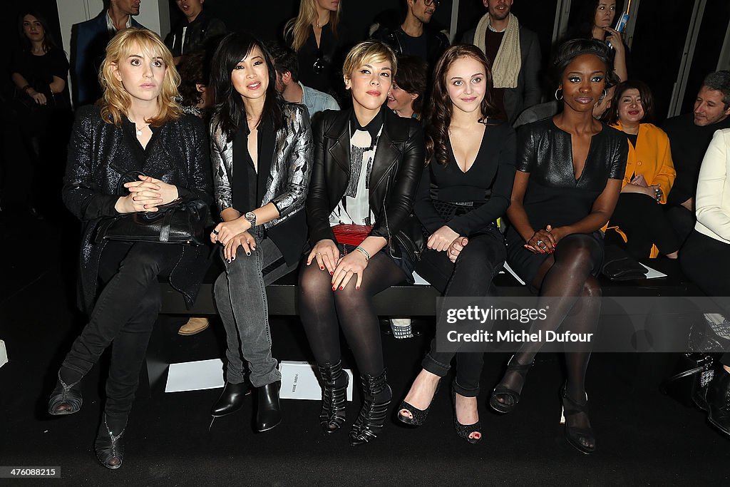 Maxime Simoens : Front Row  - Paris Fashion Week Womenswear Fall/Winter 2014-2015