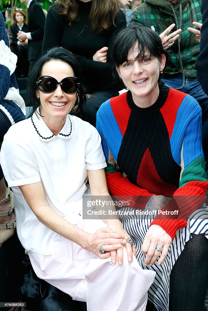 Celine : Front Row  - Paris Fashion Week Womenswear Fall/Winter 2014-2015