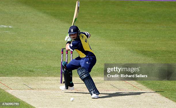 Ian Bell of the Birmingham Bears in action during the NatWest T20 Blast between Durham Jets and Birmingham Bears at Emirates Durham ICG, on June 06,...