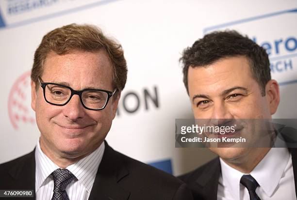 Actor/Comedian Bob Saget and TV personality Jimmy Kimmel attend the "Cool Comedy - Hot Cuisine" benefit at the Beverly Wilshire Four Seasons Hotel on...