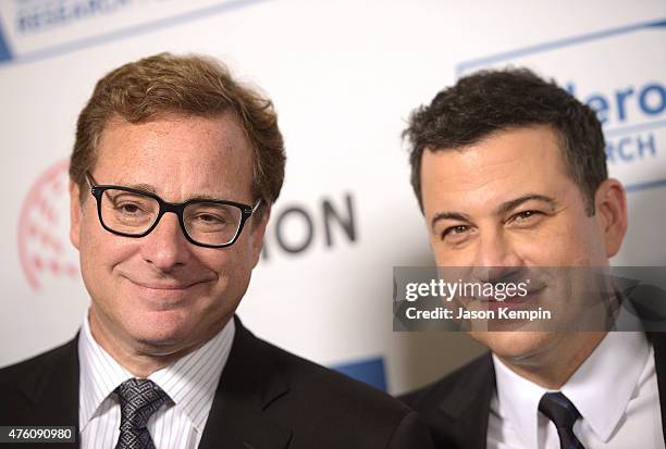 Actor/Comedian Bob Saget and TV personality Jimmy Kimmel attend the "Cool Comedy - Hot Cuisine" benefit at the Beverly Wilshire Four Seasons Hotel on...