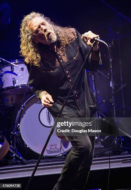 Robert PLant and the Sensational Space Shifters perform during Mountain Jam 2015 at Hunter Mountain on June 5, 2015 in Hunter, New York.