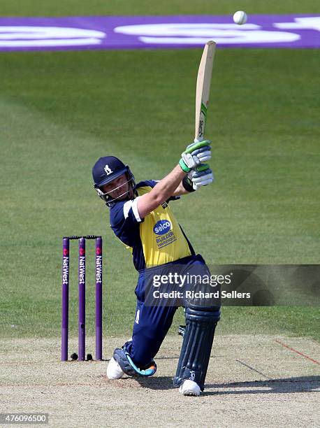 Birmingham Bears Ian Bell in action during the NatWest T20 Blast between Durham Jets and Birmingham Bears at Emirates Durham ICG, on June 06, 2015 in...