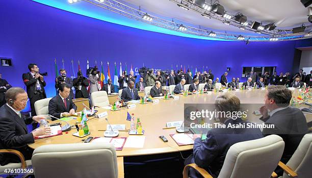 General view of the G8 summit on May 27, 2011 in Deauville, France. Heads of the of the world's wealthiest nations are meeting in Deauville, France,...