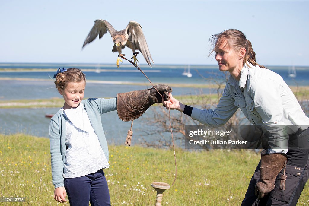 Crown Princess Mary & Princess Isabella Of Denmark Undertake Engagements On The Island Of Samso