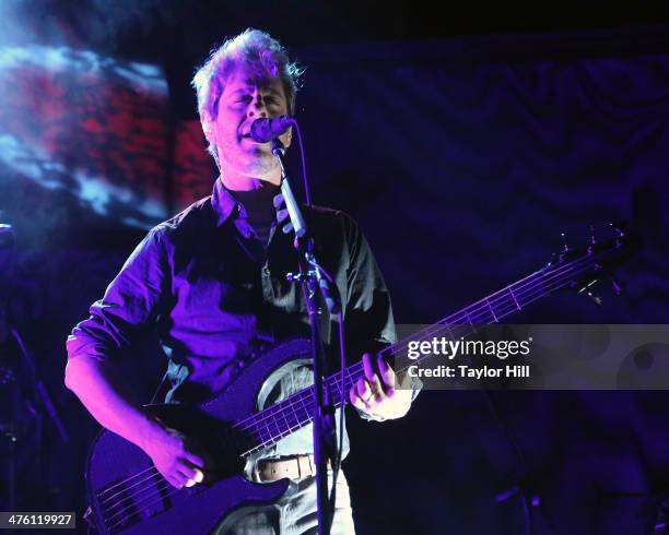 Mike Gordon performs at Webster Hall on March 1, 2014 in New York City.