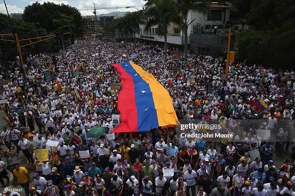 Venezuela Tense As Unrest Over President Maduro's Government Continues