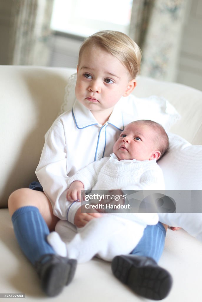 Prince George & Princess Charlotte Of Cambridge - Official Photographs Released