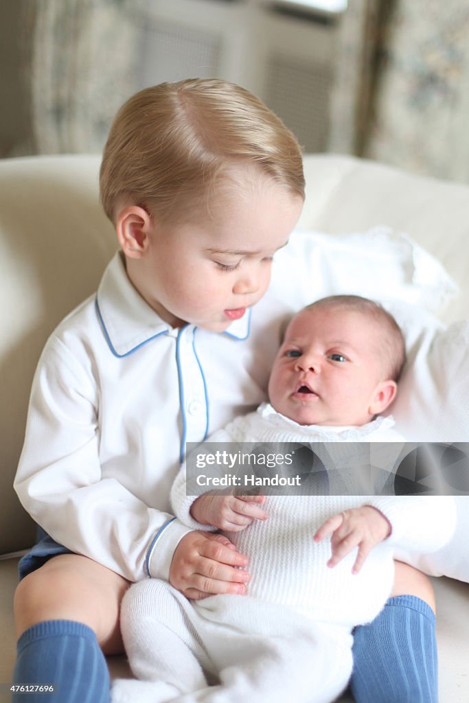 Prince George & Princess Charlotte Of Cambridge - Official Photographs Released