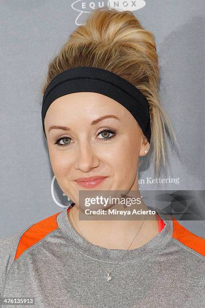 Olympic gymnast Nastia Liukin attends the 2014 "Cycle For Survival" Benefit Ride for Memorial Sloan Kettering Cancer Center at Equinox Rock Center on...