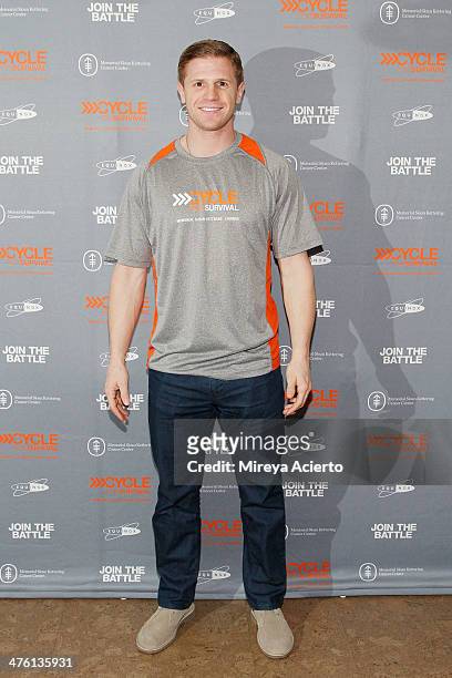 Olympic athlete John Daly attends the 2014 "Cycle For Survival" Benefit Ride for Memorial Sloan Kettering Cancer Center at Equinox Rock Center on...