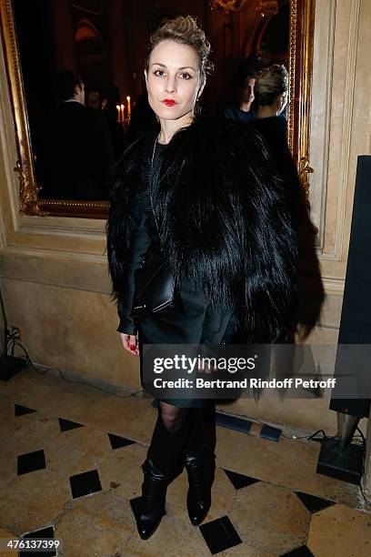 Actress Noomi Rapace attending the Cocktail Dinatoire of German VOGUE in honor of Mario Testino at Restaurant 1728 on March 1st, 2014 in Paris, France