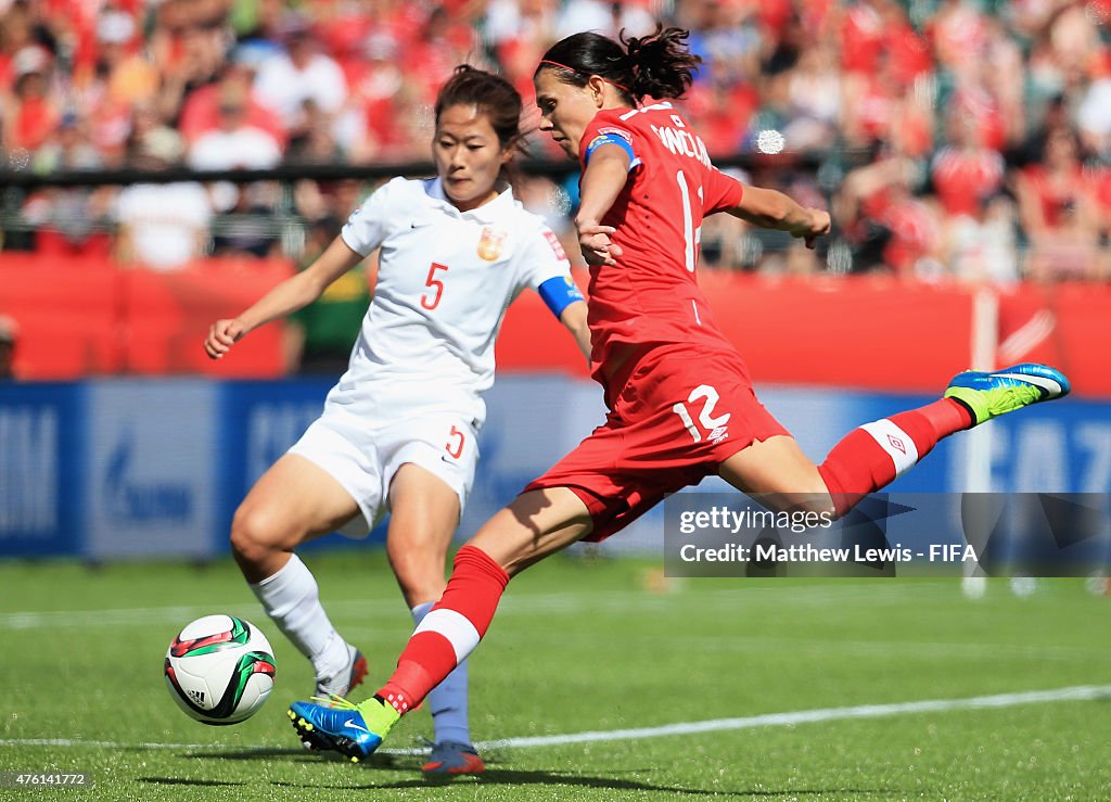 Canada v China PR: Group A - FIFA Women's World Cup 2015