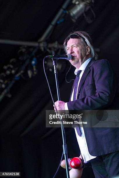 Phil May of The Pretty Things performs at the Lunar Festival on June 6, 2015 in Tanworth-in-Arden, United Kingdom