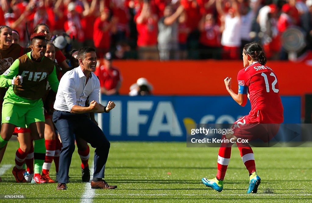 Canada v China PR: Group A - FIFA Women's World Cup 2015