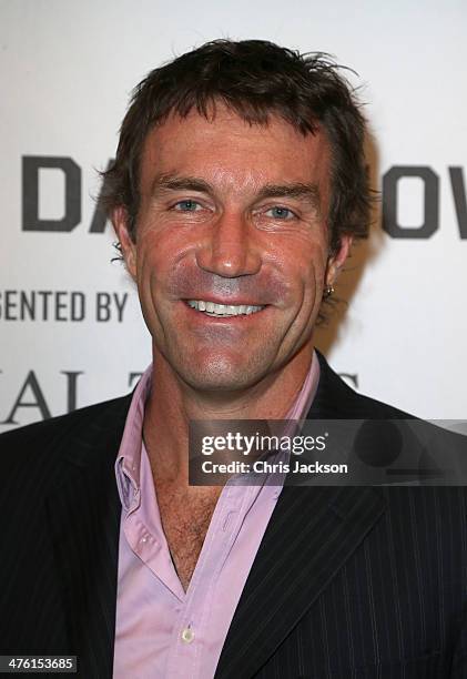 Pat Cash poses for a photograph in the Garden Room at the Athenaeum Hotel at the World Tennis Day Showdown London VIP Party on March 2, 2014 in...