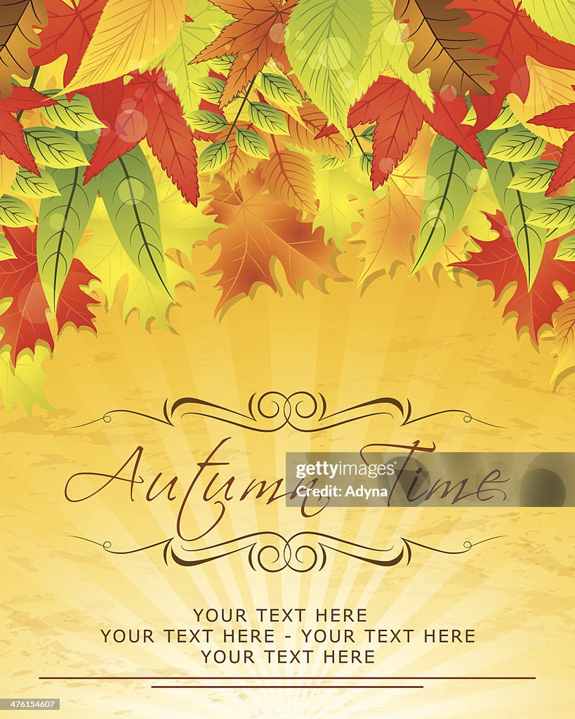 Fall Background High-Res Vector Graphic - Getty Images