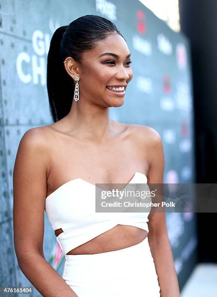 Model Chanel Iman attends Spike TV's Guys Choice 2015 at Sony Pictures Studios on June 6, 2015 in Culver City, California.