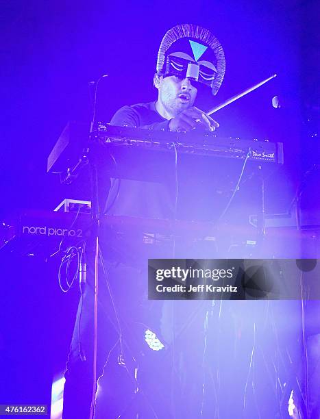 Performs onstage during 2015 Governors Ball Music Festival at Randall's Island on June 6, 2015 in New York City.